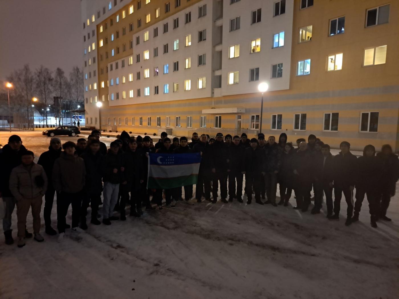 Встреча по узбекским традициям в БНТУ